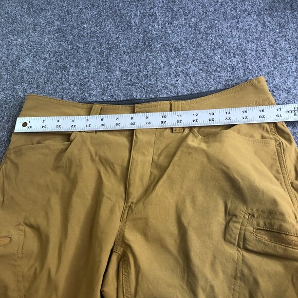Eddie Bauer First Ascent Shorts Mens 33 Tan Hiking Stretch Cargo 11" Inseam - Picture 5 of 11